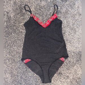 Victoria's Secret Women's M Christmas Plaid Jingle Bell Ruffle Butt Lingerie NWT